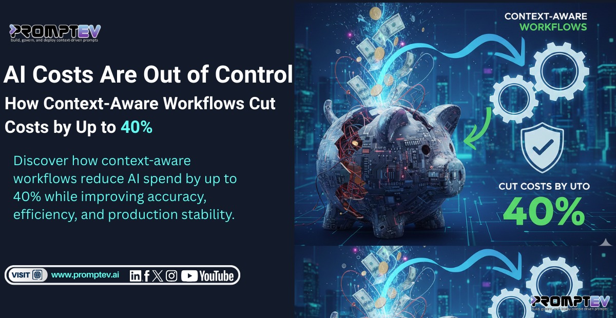 AI Costs Are Out of Control: How Context-Aware Workflows Cut Costs by Up to 40%