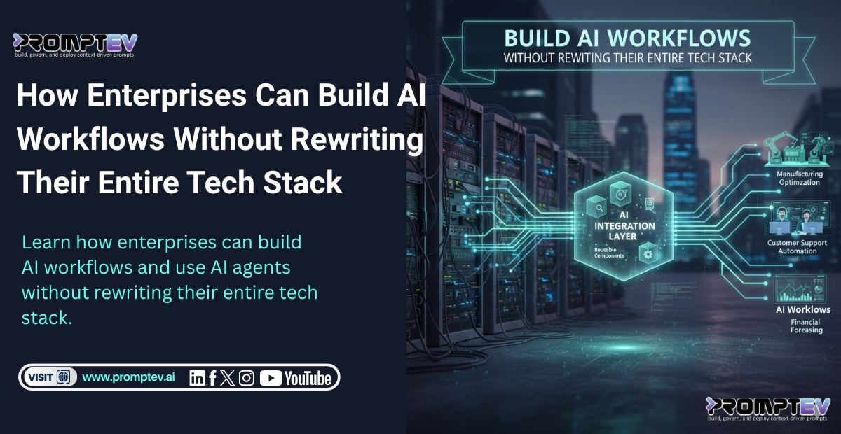 How Enterprises Can Build AI Workflows Without Rewriting Their Entire Tech Stack